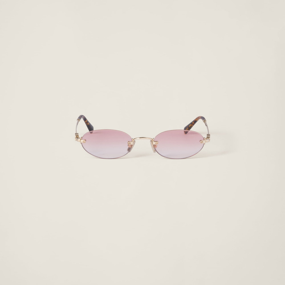 Miu Miu Logo Sunglasses: Retro Chic Shades